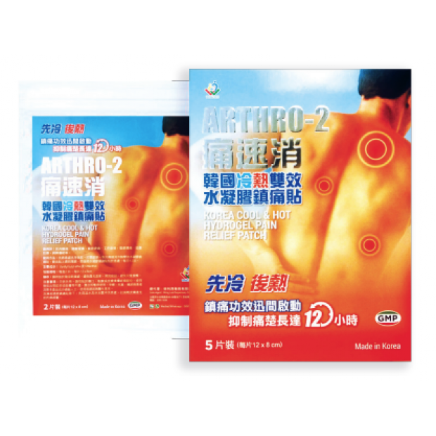 韓國痛速消冷熱雙效水凝膠鎮痛貼