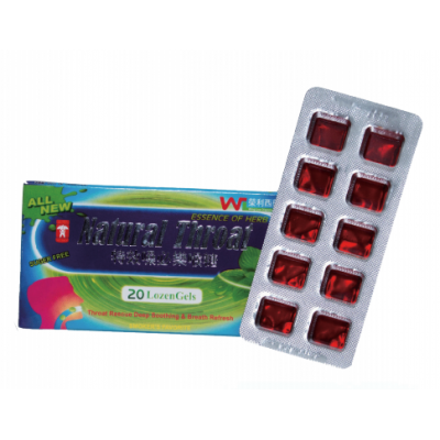 特效嗓必樂喉糖 (Natural Throat LozenGels)